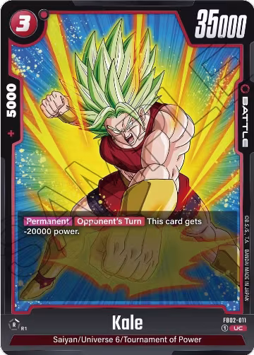Kale (FB02-011), Blazing Aura — DB Fusion card price
