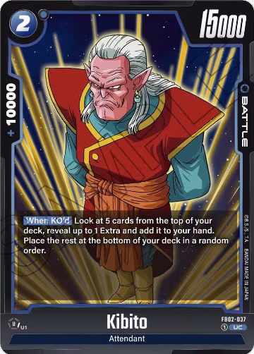 Kibito (FB02-037), Blazing Aura — DB Fusion card price