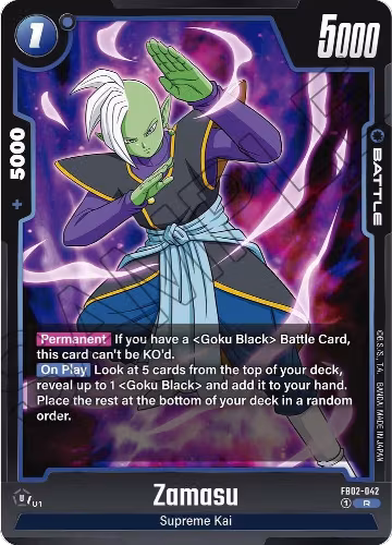 Zamasu - FB02-042 (FB02-042), Blazing Aura — DB Fusion card price