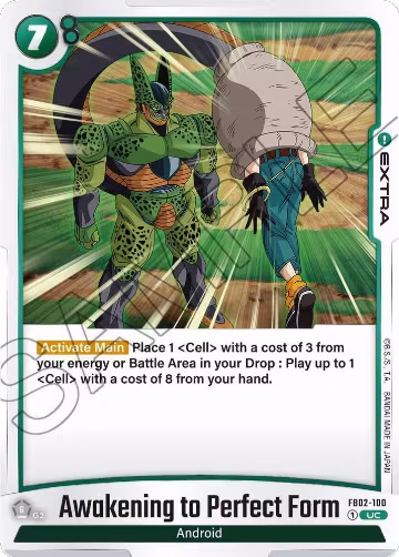 Awakening to Perfect Form (FB02-100), Blazing Aura — DB Fusion card price