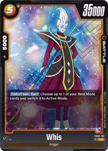 Whis - FB02-107 (FB02-107), Blazing Aura — DB Fusion card price