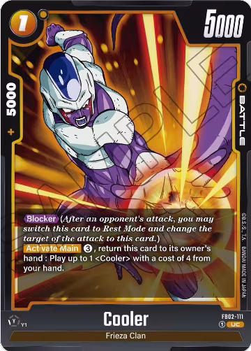 Cooler (FB02-111), Blazing Aura — DB Fusion card price