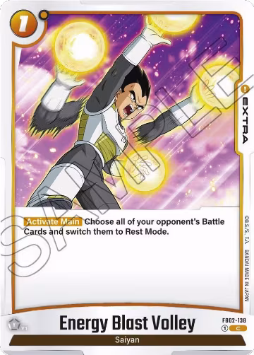 Energy Blast Volley (FB02-138), Blazing Aura — DB Fusion card price