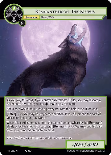 Remnantherion Diruslupus (TTT-038 N), Thoth of the Trinity — Force of Will card price