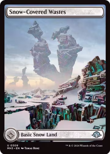Snow-Covered Wastes (0309) (309), Modern Horizons 3 — Magic card price