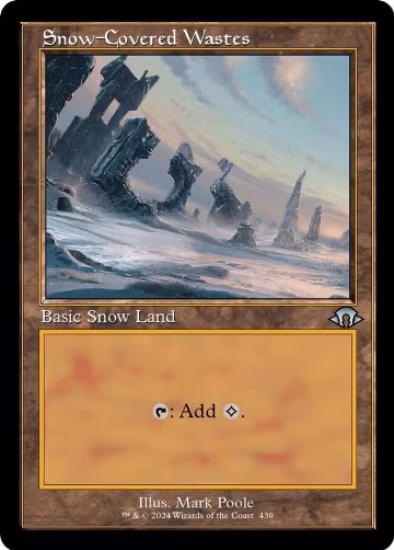Snow-Covered Wastes (Retro Frame) (439), Modern Horizons 3 — Magic card price
