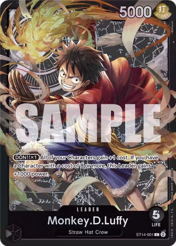 Monkey.D.Luffy (001) (ST14-001) — card price