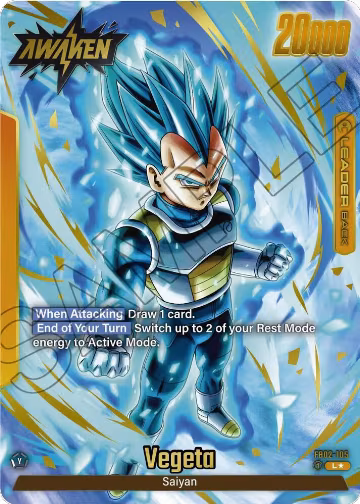 Vegeta - FB02-105 (Alternate Art) (FB02-105) — card price