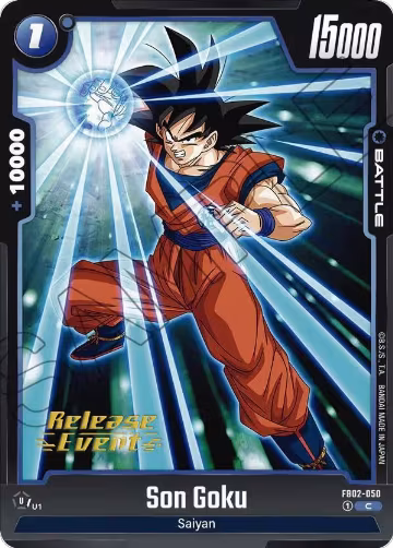 Son Goku - FB02-050 (FB02-050), Blazing Aura Release Event Cards — DB Fusion card price