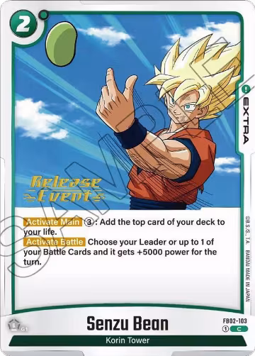 Senzu Bean (FB02-103) — card price