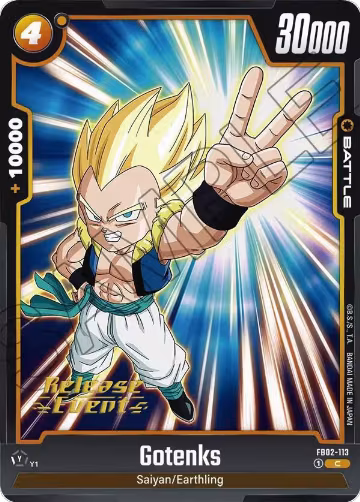 Gotenks - FB02-113 (FB02-113), Blazing Aura Release Event Cards — DB Fusion card price