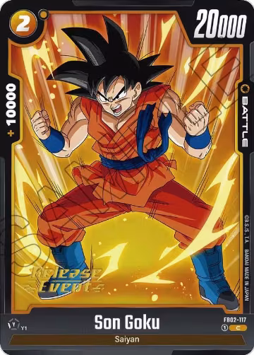 Son Goku - FB02-117 (FB02-117), Blazing Aura Release Event Cards — DB Fusion card price