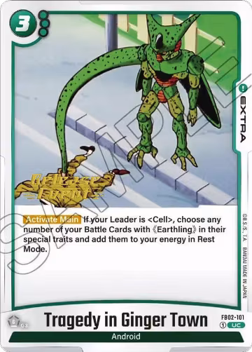 Tragedy in Ginger Town (FB02-101), Blazing Aura Release Event Cards — DB Fusion card price