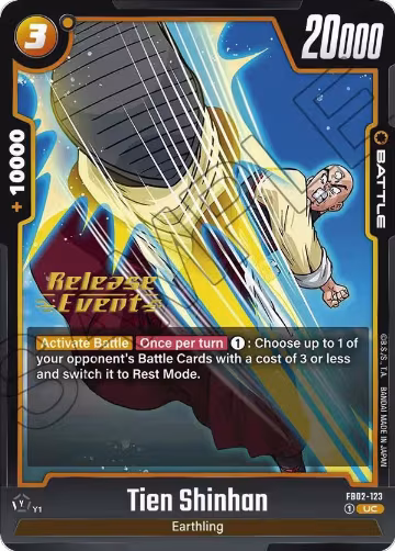Tien Shinhan - FB02-123 (FB02-123), Blazing Aura Release Event Cards — DB Fusion card price