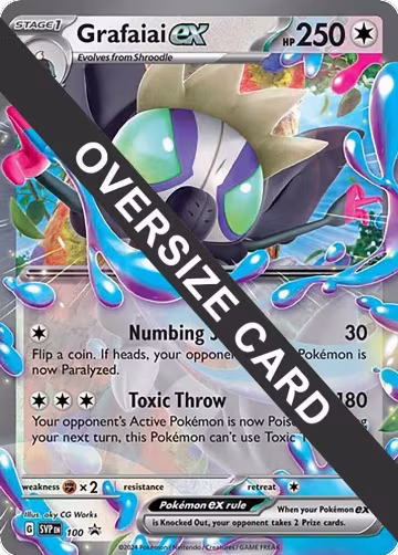 Grafaiai ex - 100 (SV: Scarlet & Violet Promo Cards) (100), Jumbo Cards — Pokémon card price
