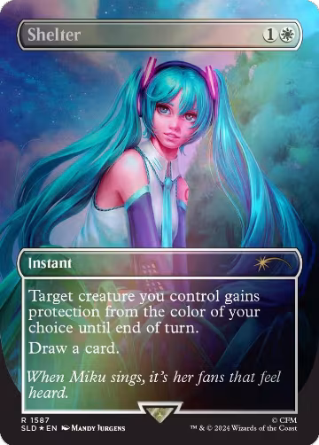 Shelter (Rainbow Foil) (1587), Secret Lair Drop Series — Magic card price