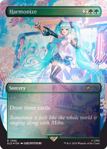 Harmonize (1596) (Rainbow Foil) (1596), Secret Lair Drop Series — Magic card price