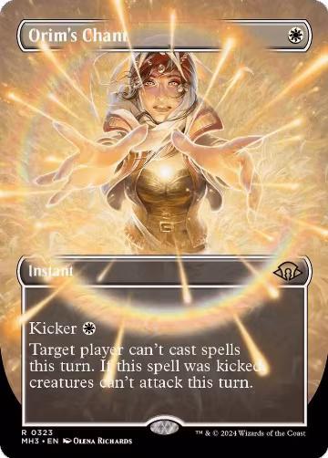 Orim's Chant (Borderless) (323), Modern Horizons 3 — Magic card price