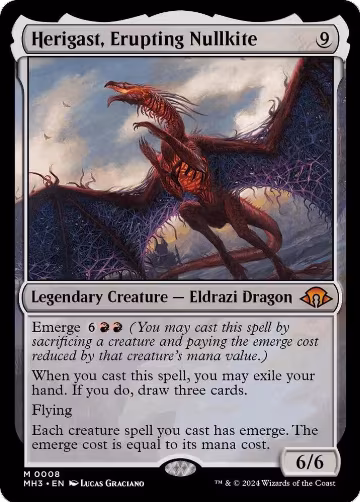 Herigast, Erupting Nullkite (8), Modern Horizons 3 — Magic card price