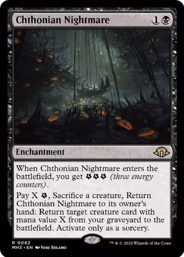 Chthonian Nightmare (83), Modern Horizons 3 — Magic card price