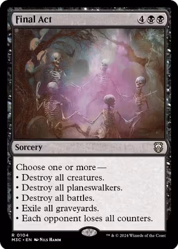 Final Act (104), Commander: Modern Horizons 3 — Magic card price