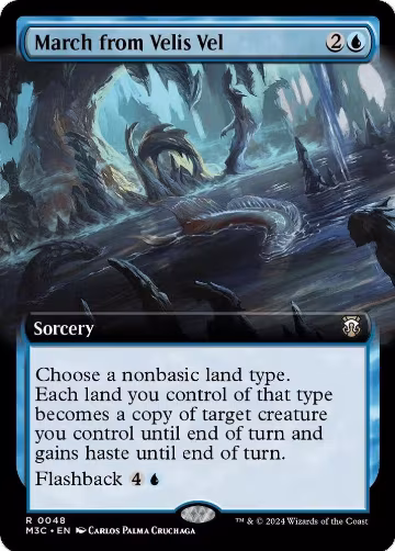 March from Velis Vel (Extended Art) (48), Commander: Modern Horizons 3 — Magic card price