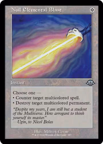Null Elemental Blast (Retro Frame) (387), Modern Horizons 3 — Magic card price