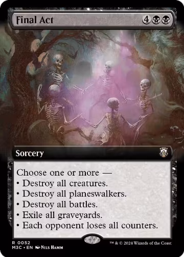 Final Act (Extended Art) (52), Commander: Modern Horizons 3 — Magic card price