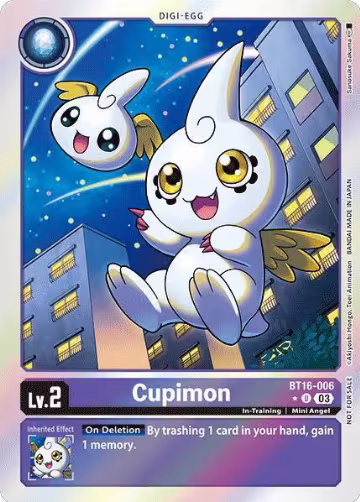 Cupimon (Box Promotion Pack: Beginning Observer) (BT16-006 U), Beginning Observer — Digimon card price