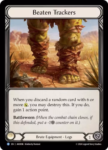 Beaten Trackers (AKO006) — card price