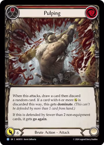 Pulping (Red) (AKO010) — card price