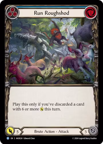 Run Roughshod (AKO024), Armory Deck: Kayo — Flesh & Blood card price