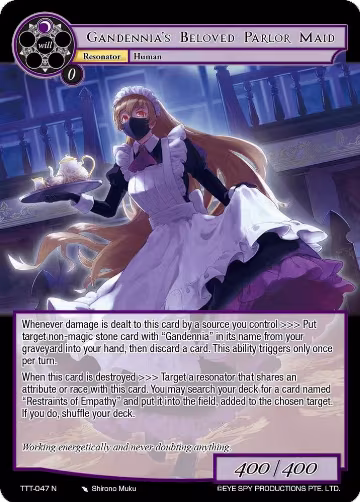 Gandennia's Beloved Parlor Maid (TTT-047 N), Thoth of the Trinity — Force of Will card price