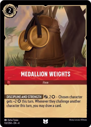 Medallion Weights (132/204), Ursula's Return — Lorcana card price