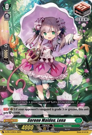 Serene Maiden, Lena (D-PR/372EN), D Promo Cards — Vanguard card price