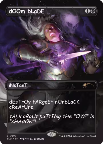dOOm bLaDE (9990), Secret Lair Drop Series — Magic card price