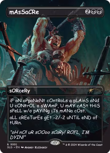 mAsSaCRe (9991), Secret Lair Drop Series — Magic card price