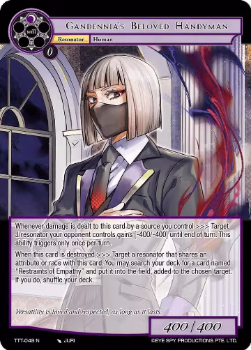 Gandennia's Beloved Handyman (TTT-049 N), Thoth of the Trinity — Force of Will card price