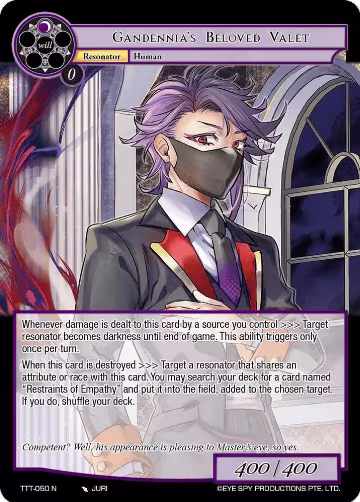 Gandennia's Beloved Valet (TTT-050 N), Thoth of the Trinity — Force of Will card price