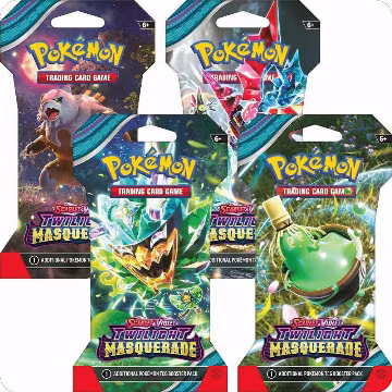 Twilight Masquerade Sleeved Booster Pack Art Bundle [Set of 4], Twilight Masquerade — Pokémon sealed product price