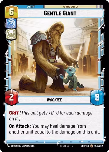 Gentle Giant (048/262), Shadows of the Galaxy — Star Wars card price