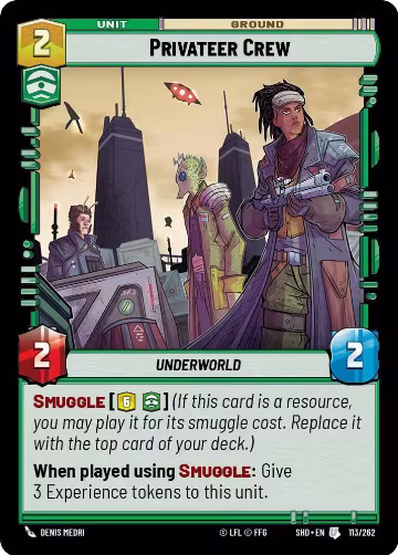 Privateer Crew (113/262), Shadows of the Galaxy — Star Wars card price