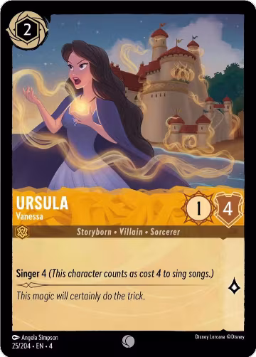 Ursula - Vanessa (25/204), Ursula's Return — Lorcana card price