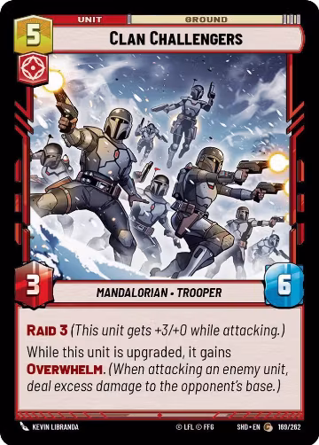 Clan Challengers (169/262), Shadows of the Galaxy — Star Wars card price