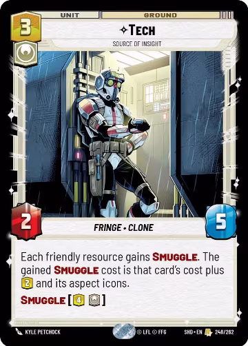 Tech - Source of Insight (248/262), Shadows of the Galaxy — Star Wars card price