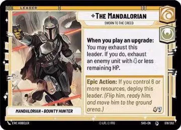 The Mandalorian - Sworn To The Creed (018/262), Shadows of the Galaxy — Star Wars card price
