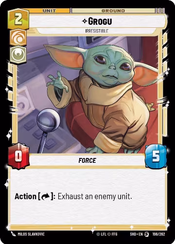 Grogu - Irresistible (196/262), Shadows of the Galaxy — Star Wars card price