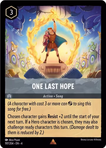 One Last Hope (197/204), Ursula's Return — Lorcana card price