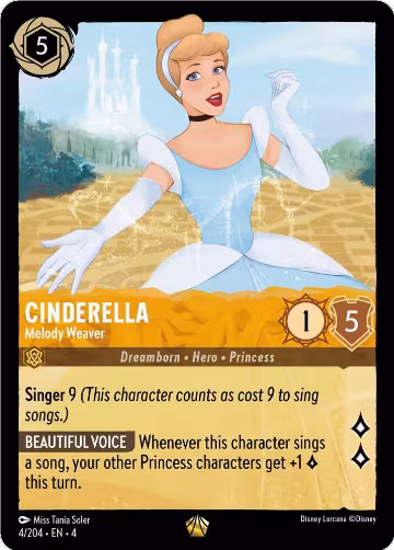 Cinderella - Melody Weaver (4/204), Ursula's Return — Lorcana card price
