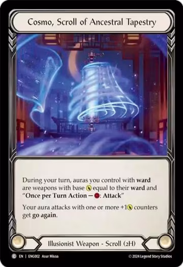 Cosmo, Scroll of Ancestral Tapestry (ENG002), Blitz Deck: Part the Mistveil - Enigma — Flesh & Blood card price